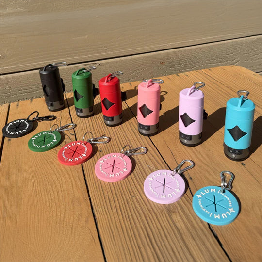Lumi Pawtners | Illuminated Dog Poop Bag Holder | Illuminated Dog